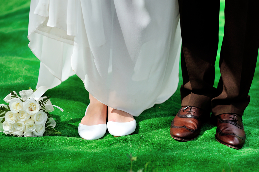 мужская и женская свадебная обувь