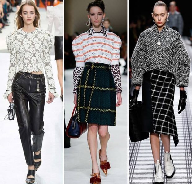 модный милан 2018: кофты и блузки с большими рукавами
