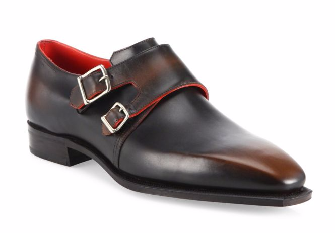 Мужская обувь 2017-18: двойные монки Cothay - 1400$.