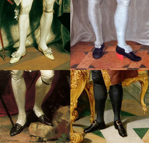 ботинки мужские парадные коне 17 начало 18 века анлия
