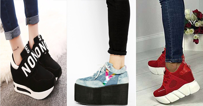 Кроссовки на платформе − с чем носить и как создать стильный образ?