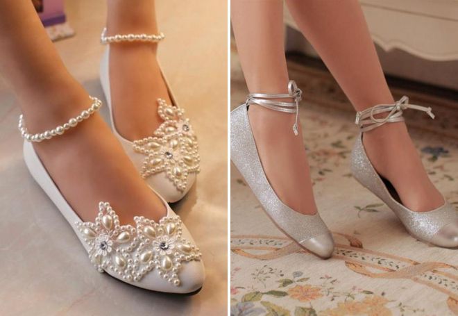 свадебные туфли с ремешком