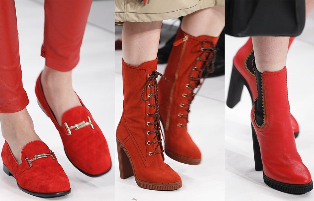 Красная женская обувь 2017-2018