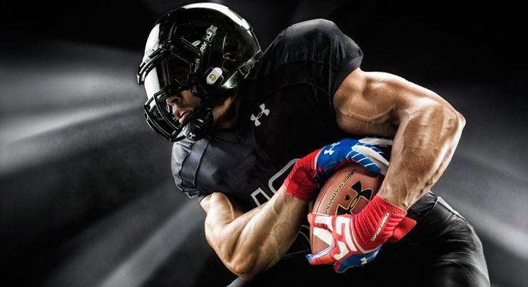 Under Armour American Football Kit - Stone Forest