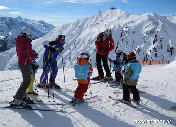 Ростовка горных лыж детских